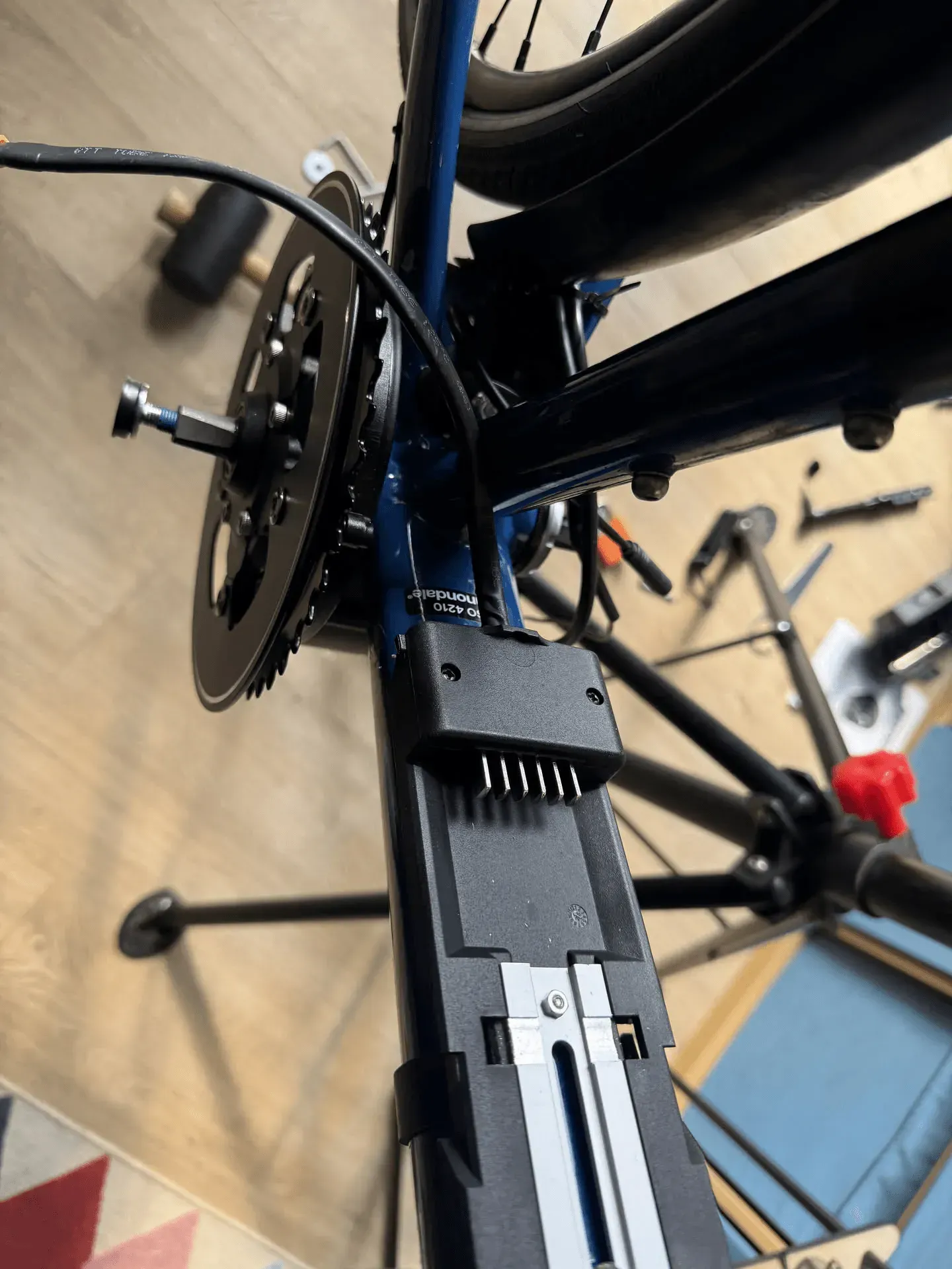 The battery mount