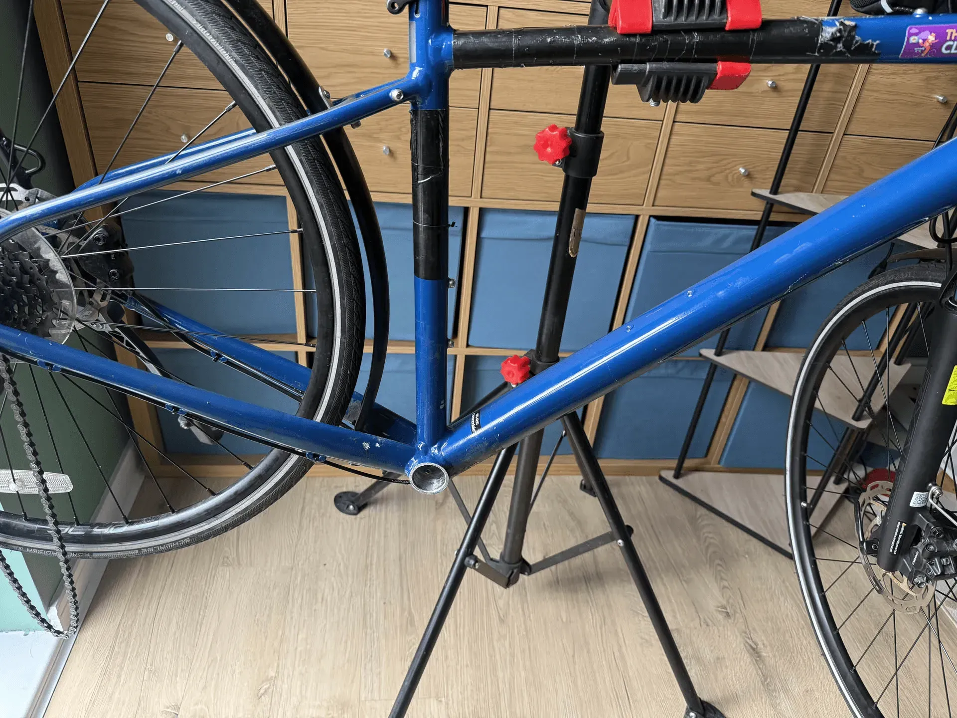 My bike with no pedals